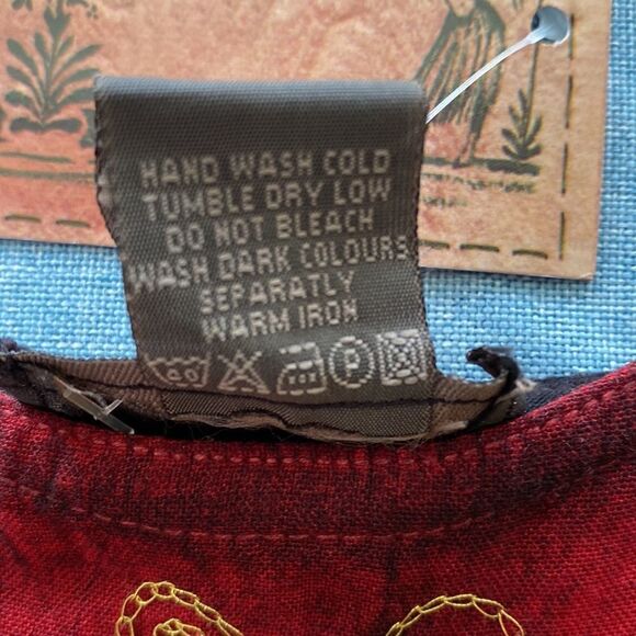 Island Fantasy black sleeveless floral pattern midi dress size M - Picture 6 of 8